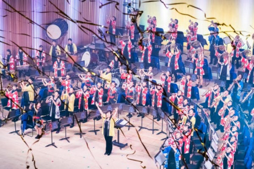 吹奏楽の伝統校東海大静岡翔洋！清水みなとかっぽれを新調はっぴで応援します！