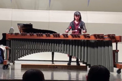 女子中学生が世界のマリンバ奏者になるために