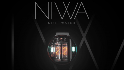 ニキシー管を文字盤に！革新的なデザインの"NIWA Nixie watch2.0