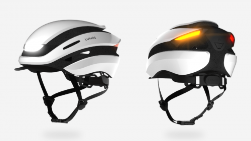 LEDライト、ウインカーを搭載、先進的な自転車用ヘルメットLUMOS Ultra