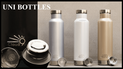 プラスチックを一切使用していない体と環境に優しい高性能エコボトル