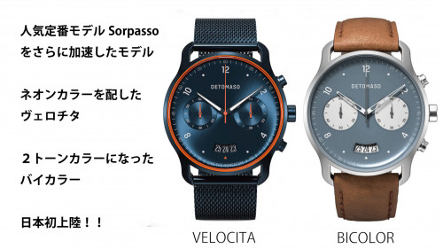 Veloche & Bicolor はイタリアの香りのするドイツブランド腕時計