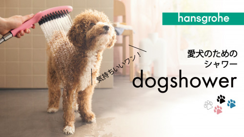 【楽しく・効率的】ドイツのハンスグローエが開発した愛犬のための専用シャワー