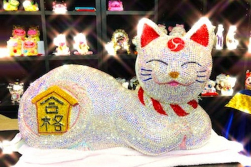 福岡県中間市から発信「猫頼み・猫拝み」の合格祈願招き猫を月瀬八幡宮に奉納したい！