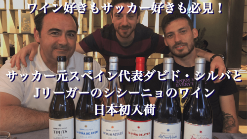 日本初入荷！元スペイン代表ダビド・シルバとJリーガーのシシーニョのワイン！