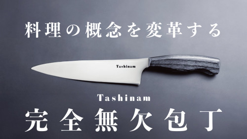 関の刃物職人とスーパーステンレスが実現する「Tashinam 完全無欠包丁」