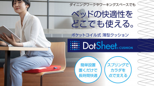 コンセプト懐『Dot.Sheet』クッション